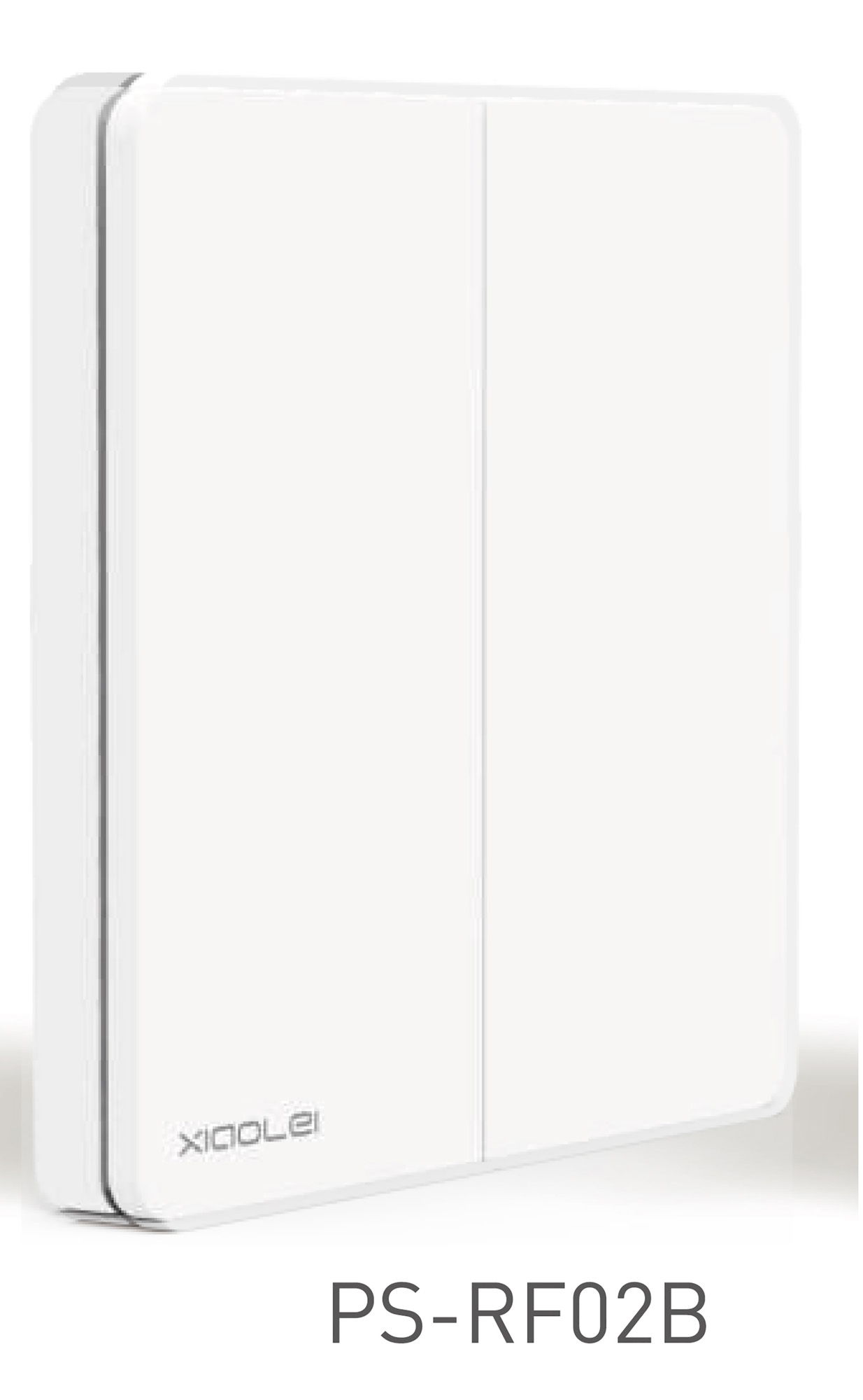 Wireless Push switch 2 channel , 3Vdc battery, RF2.4GHz protocol, Programmable keys, Switch Dimming, IP20.